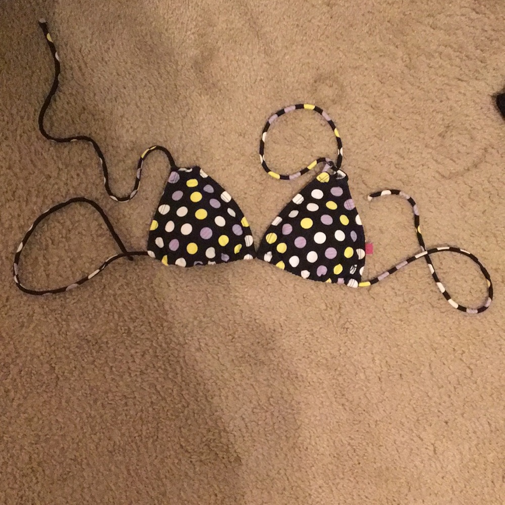 Polka Dot Triangle Top